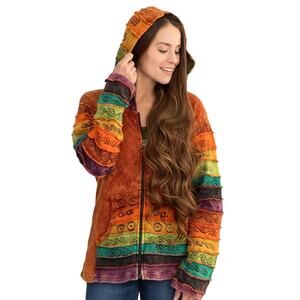 GreaterGood Sunshine Daydream Hooded Sweatshirt jacket L/XL